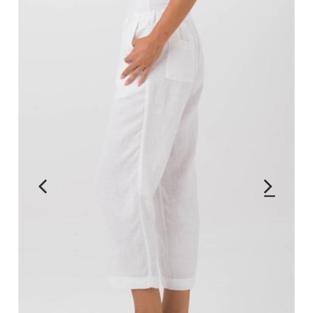 By the Sea Bali - Chiara Linen Pants Navy Blue